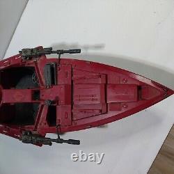 RARE RED 1985 GI Joe Cobra Moray Hydrofoil Vintage Vehicle Boat HASBRO FOR PARTS