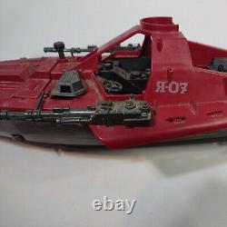 RARE RED 1985 GI Joe Cobra Moray Hydrofoil Vintage Vehicle Boat HASBRO FOR PARTS