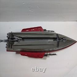 RARE RED 1985 GI Joe Cobra Moray Hydrofoil Vintage Vehicle Boat HASBRO FOR PARTS