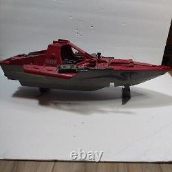 RARE RED 1985 GI Joe Cobra Moray Hydrofoil Vintage Vehicle Boat HASBRO FOR PARTS