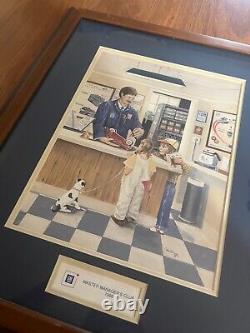 RARE Vintage 1998 General Motors GM MASTER MANAGERS CLUB painting 20' x 16