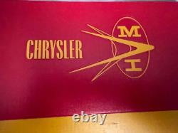 RARE Vintage Chrysler MARINE Factory Engine Catalog Parts Binder ORIGINAL boat