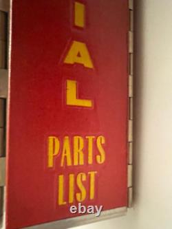 RARE Vintage Chrysler MARINE Factory Engine Catalog Parts Binder ORIGINAL boat