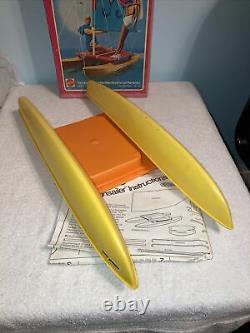 RARE Vtg 1970's Barbie SUNSAILER Catamaran SAIL BOAT Not Complete, Parts Only