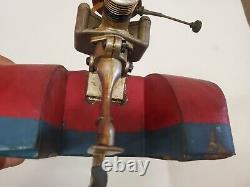 RARE Vtg RC Model Boat and Motor EngineATWOODWEN MAC OUTBOARD