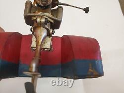 RARE Vtg RC Model Boat and Motor EngineATWOODWEN MAC OUTBOARD