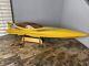 Rc Speed Boat Off Shore Flyer Vintage Fiberglass Parts As Is Needs Repair
