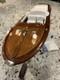 Riva Aquarama Italian Speedboat 26 With Metal Stand For Parts Or Repair Look