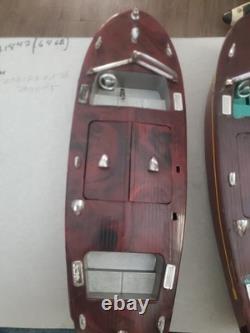 Rare 2Vintage Ideal Speed Boats 1 Working Wind Up 1950's 1 Not Working For Parts