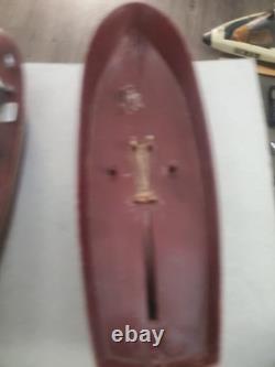 Rare 2Vintage Ideal Speed Boats 1 Working Wind Up 1950's 1 Not Working For Parts