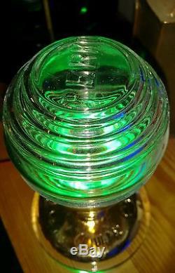 Rare Antique Green Chris Craft GarWood PERKO Beehive Glass Boat Stern Light