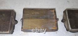 Rare Set 3 Vintage Brass Top Spark Arrestor Scoops Stromberg 97 Rochester 2GC