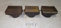 Rare Set 3 Vintage Brass Top Spark Arrestor Scoops Stromberg 97 Rochester 2GC