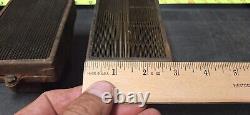 Rare Set 3 Vintage Brass Top Spark Arrestor Scoops Stromberg 97 Rochester 2GC