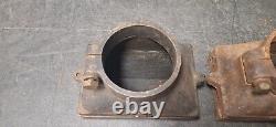 Rare Set 3 Vintage Brass Top Spark Arrestor Scoops Stromberg 97 Rochester 2GC