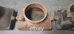 Rare Set 3 Vintage Brass Top Spark Arrestor Scoops Stromberg 97 Rochester 2GC