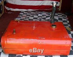 Rare Vintage 1960 Nautalloy Racing Boat Rat Rod 12 Gallon Metal Gas Fuel Tank