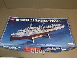 Rare Vintage Lindberg 1288 Scale Motorized Landing Ship Dock For Parts