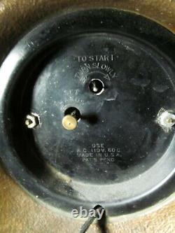 Rare! Vintage WINDSOR Clock Pot Metal Steamship River Boat Mantel Parts/Repair