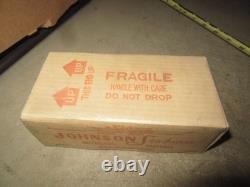 Real toy BOX Vtg Johnson Metal Electric boat Motor BOX & parts only