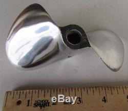 Reconditioned Vintage Stainless 2 Blade Mercury Racing Boat Propeller 5-1/2 x 8P