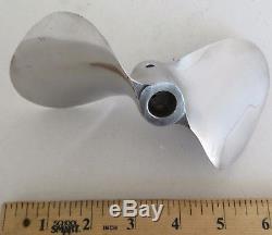 Reconditioned Vintage Stainless 2 Blade Mercury Racing Boat Propeller 6.5 x 10 P