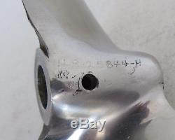 Reconditioned Vintage Stainless 2 Blade Mercury Racing Boat Propeller 6.5 x 10 P