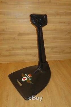 Restored 1950s Mercury Outboard boat Motor Iron Stand display vintage outboards