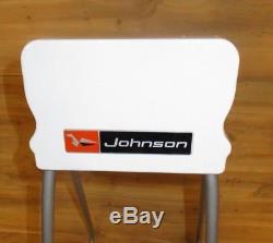 Restored Vintage Johnson Outboard boat Motor Stand with rare narrow gauge legs