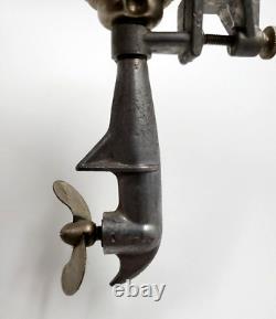 Sakai Seisakusho Vintage Metal Toy Boat Motor Japan Untested Parts or Repair