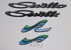 Sea Ray Seville Vintage Plastic Logo Emblem w parts pieces