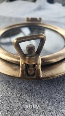 Small Bronze Porthole Nice Good Quality Glass Boat Parts Vintage Marine