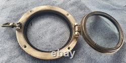 Small Bronze Porthole Nice Good Quality Glass Boat Parts Vintage Marine