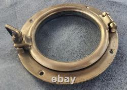 Small Bronze Porthole Nice Good Quality Glass Boat Parts Vintage Marine