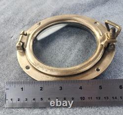 Small Bronze Porthole Nice Good Quality Glass Boat Parts Vintage Marine
