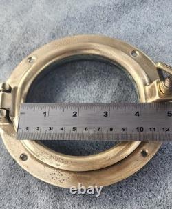 Small Bronze Porthole Nice Good Quality Glass Boat Parts Vintage Marine