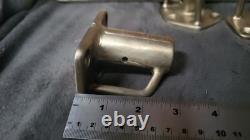 Stanchion Bace Plates 4 Bronze Vintage Lewmar 1 Pipe Boat Parts Stanchions