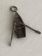 Sterling Silver Vintage Charm Row Boat Mechanical Articulated 1.5 G(22-17)