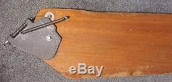 Sunfish 70's vintage original equipment mahogany rudder and tiller assembly