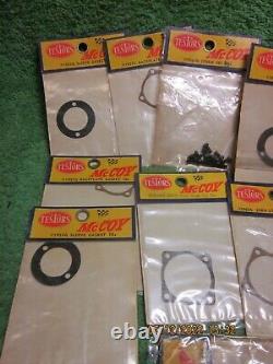 TESTORS McCOY VINTAGE GLOW MODEL AIRPLANE AIRCRAFT ENGINE PARTS LOT NEW IN PKGS