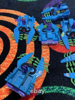 TMNT Footski & Sewer Boat Vehicle Lot (7) Vintage Playmates Parts Repair