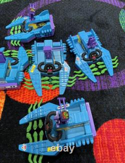 TMNT Footski & Sewer Boat Vehicle Lot (7) Vintage Playmates Parts Repair