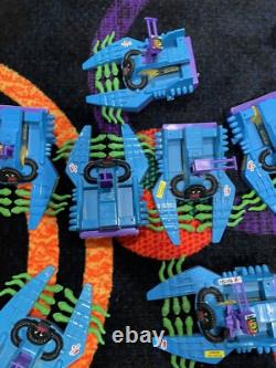 TMNT Footski & Sewer Boat Vehicle Lot (7) Vintage Playmates Parts Repair
