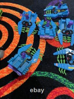 TMNT Footski & Sewer Boat Vehicle Lot (7) Vintage Playmates Parts Repair
