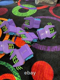 TMNT Footski & Sewer Boat Vehicle Lot (7) Vintage Playmates Parts Repair