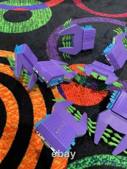TMNT Footski & Sewer Boat Vehicle Lot (7) Vintage Playmates Parts Repair