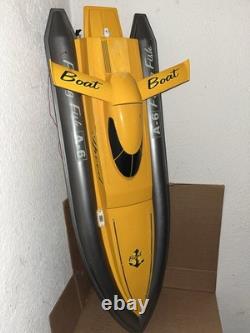 TS-7006 Vintage A-6 Flying Fish Boat RC 37 Kit For Parts Or Repairs