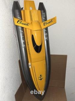 TS-7006 Vintage A-6 Flying Fish Boat RC 37 Kit For Parts Or Repairs