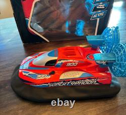 Taiyo Super Typhoon 900 Hovercraft RC Boat Vintage Rare HTF Tested w Box Parts