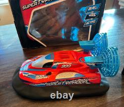 Taiyo Super Typhoon 900 Hovercraft RC Boat Vintage Rare HTF Tested w Box Parts